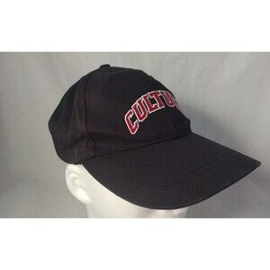 Forever 21 Embroidered "Culture" Adjustable Strapback Black Hat/Cap-EXCELLENT!